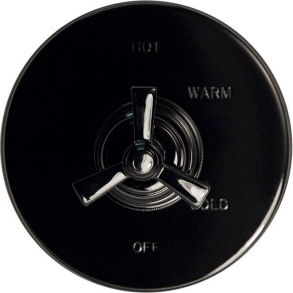 Newport Brass Widespread Spout Complete With Flange in Flat Black 3-295/56